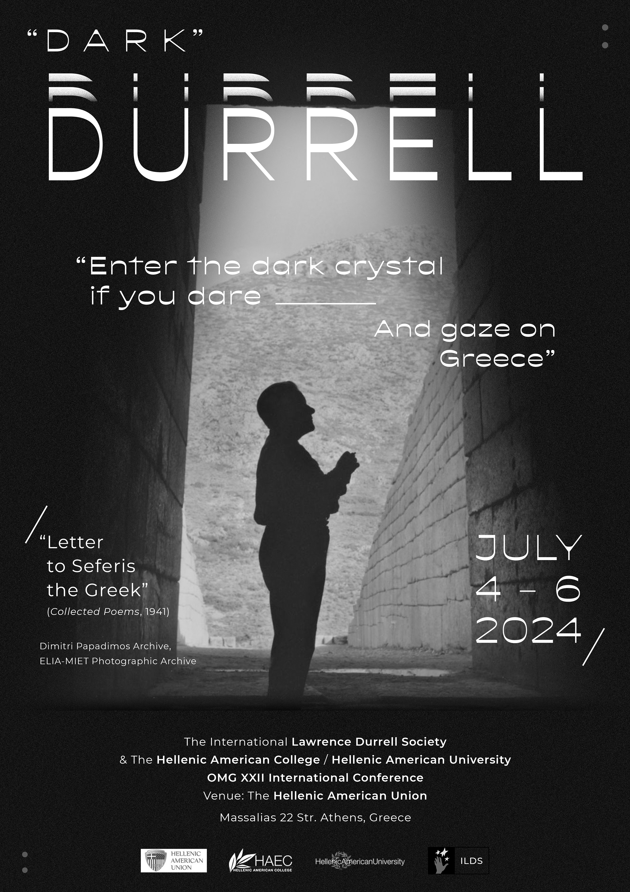 "Dark" Durrell International Conference Poster